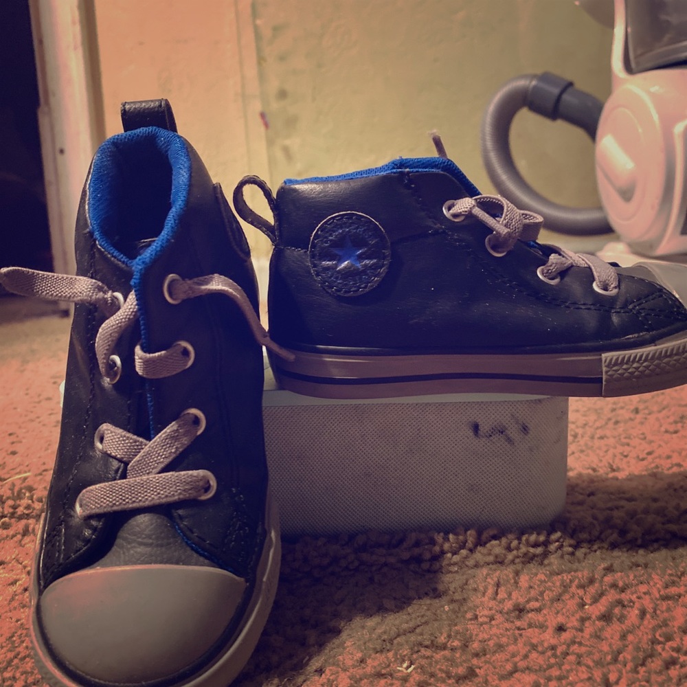 Leather converse